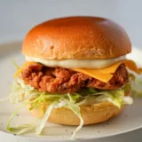 Chicken Patty Burger — Mother’s Touch Kitchen cropped Southern Fried Chicken Burger 1